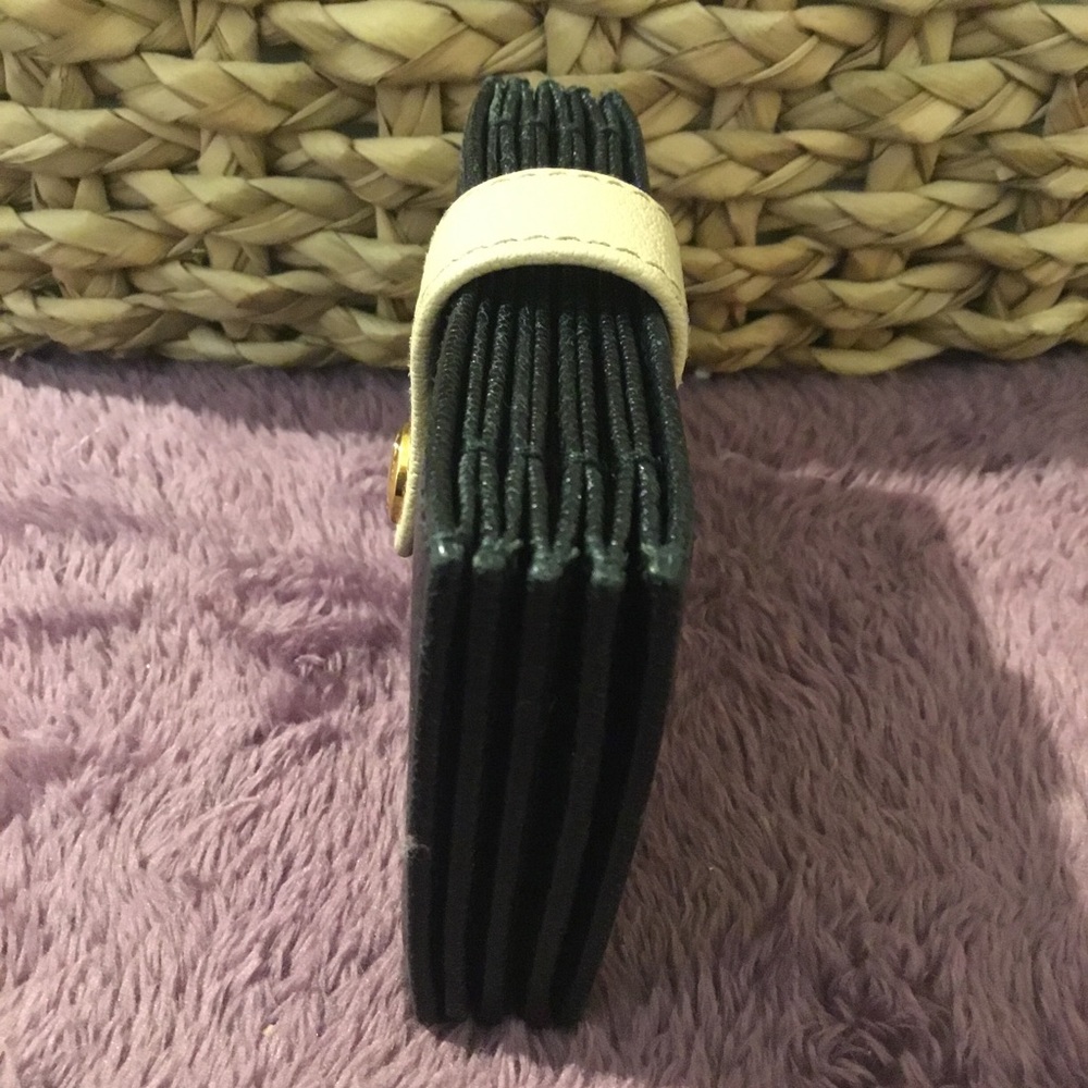 Vintage Authentic Miu Miu Black Accordion Card Ho… - image 5